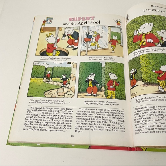 Vtg Rupert Bear Book The Daily Express Annual Storybook - Picture 14 of 16